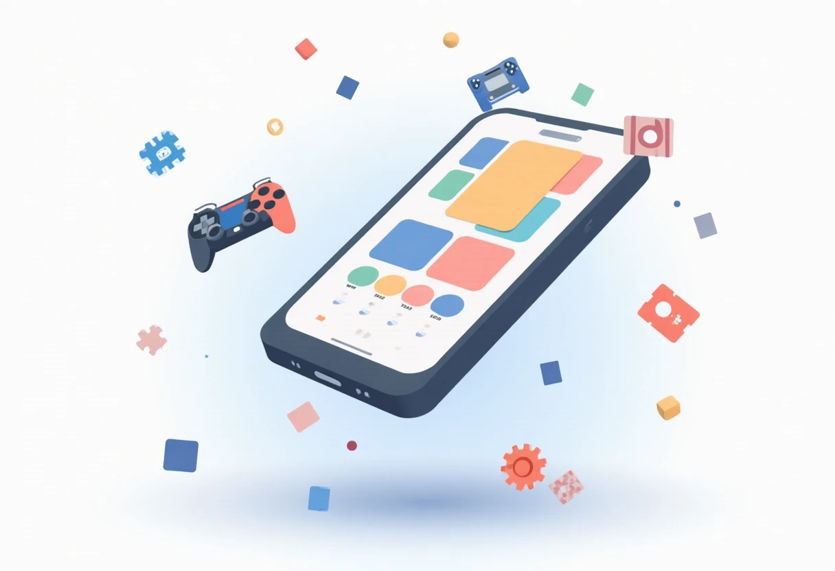 Gaming apps selection