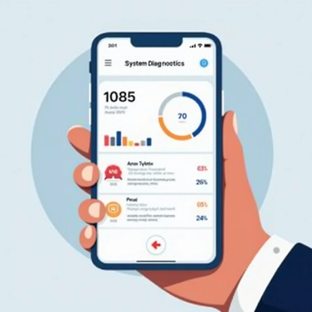System diagnostics on smartphone